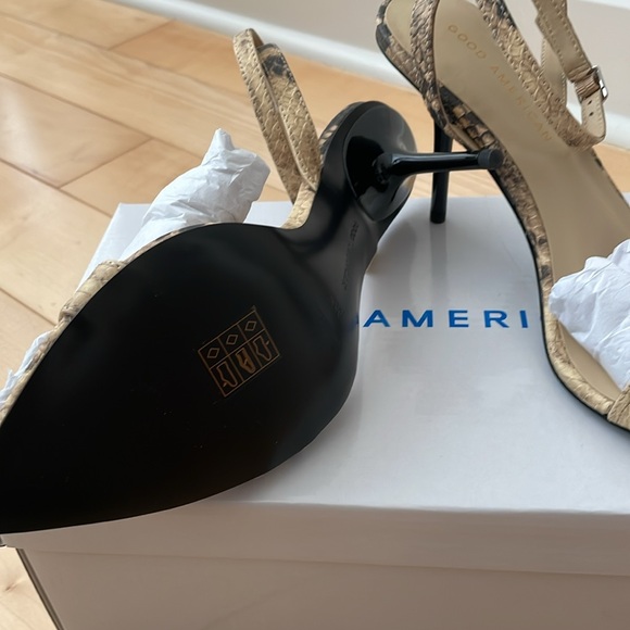 NWT Good American Strap Heels - Picture 4 of 13